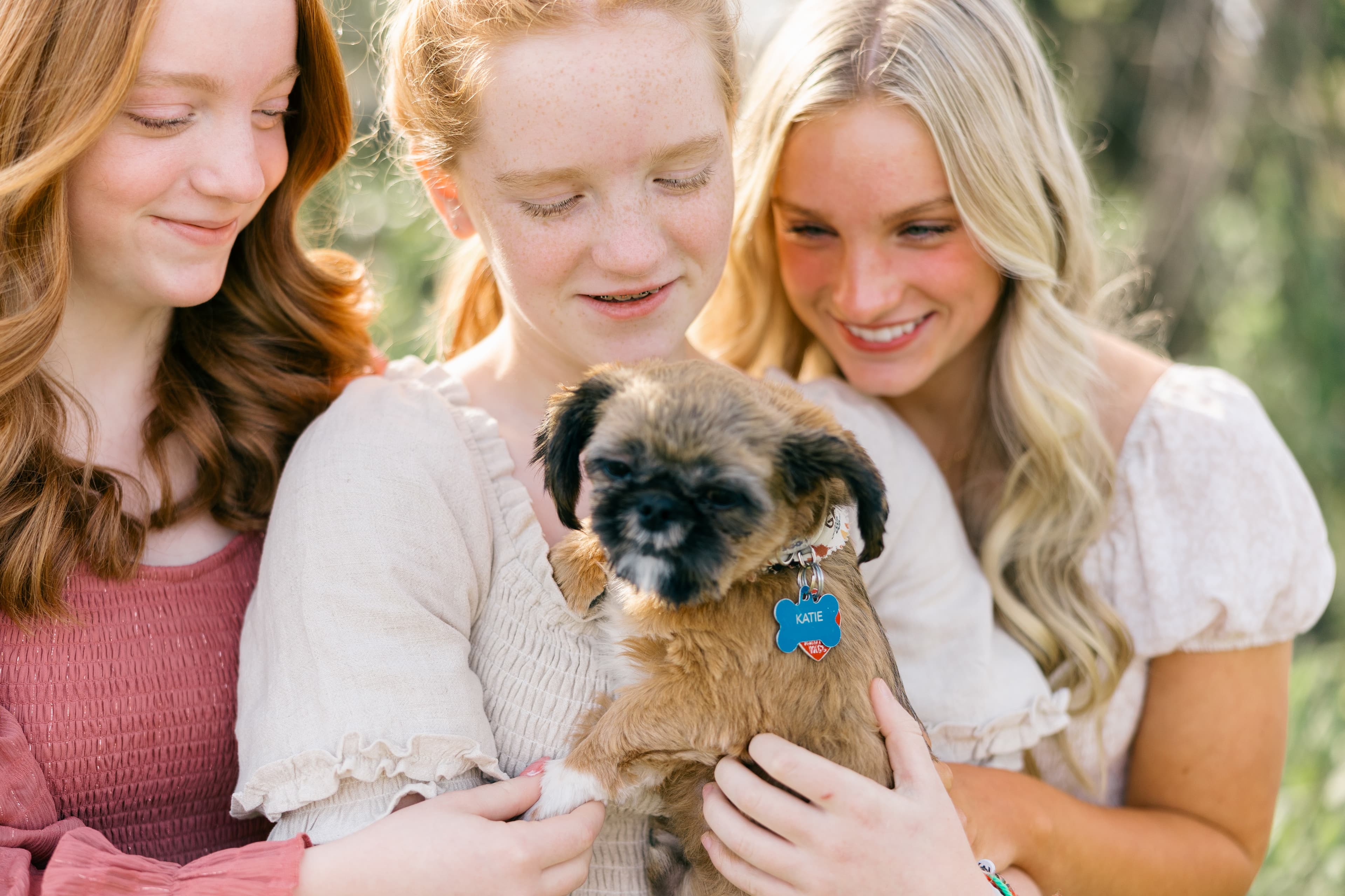 Winnie with his girls